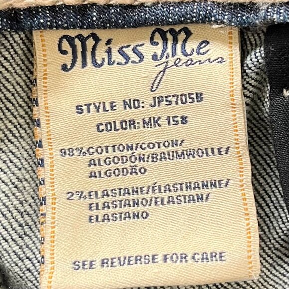 NEW LISTING: Miss Me Jeans, women's size 26, boot cut - Picture 11 of 16